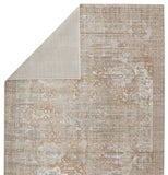 Jaipur Living En Blanc Collection EBC02 Aubin 70% Shrink Polyester 30% Viscose Machine Made Transitional Medallion Rug RUG148929