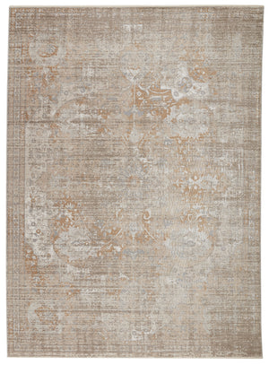 Jaipur Living En Blanc Collection EBC02 Aubin 70% Shrink Polyester 30% Viscose Machine Made Transitional Medallion Rug RUG148929