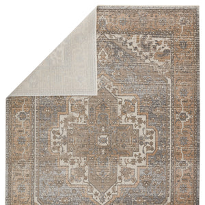 Jaipur Living En Blanc Collection EBC05 Venn 55% Viscose 45% Shrink Polyester Machine Made Updated Traditional Medallion Rug RUG148920