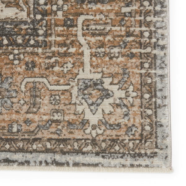 Jaipur Living En Blanc Collection EBC05 Venn 55% Viscose 45% Shrink Polyester Machine Made Updated Traditional Medallion Rug RUG148920