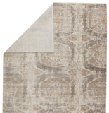 Jaipur Living En Blanc Collection EBC06 Airi 80% Shrink Polyester 20% Viscose Machine Made Global Medallion Rug RUG148932