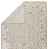 Jaipur Living En Blanc Collection EBC09 Dhaval 54% Shrink Polyester 46% Viscose Machine Made Transitional Oriental Rug RUG148914