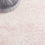 Safavieh Ebony 101 Floral Hand Tufted Rug Pink / Ivory EBN101U-8