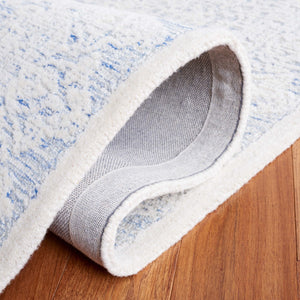 Safavieh Ebony 102 Antique Hand Tufted Rug Blue / Ivory EBN102M-8