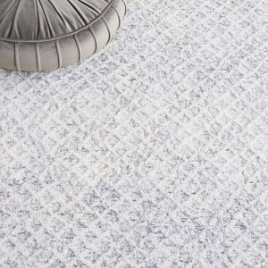 Safavieh Ebony 103 Geometric Hand Tufted Rug Grey / Ivory EBN103F-8