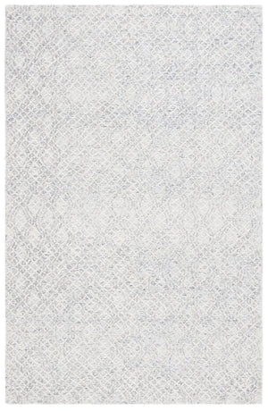 Safavieh Ebony 103 Geometric Hand Tufted Rug Grey / Ivory EBN103F-8