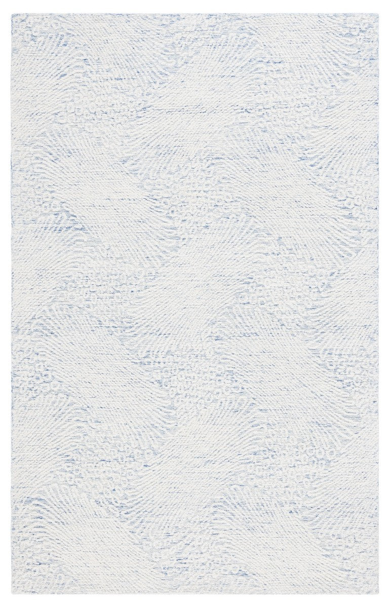 Safavieh Ebony 105 Modern Hand Tufted Rug Blue / Ivory EBN105M-8