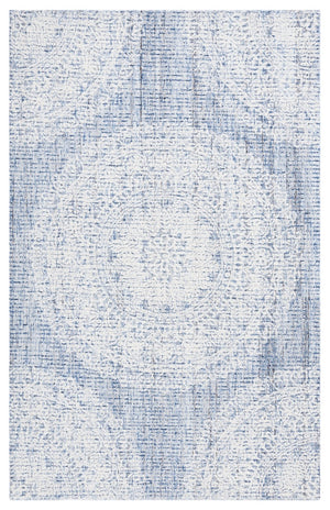 Safavieh Ebony 106 Antique Hand Tufted Rug Blue / Ivory EBN106M-8