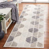 Safavieh Ebony 108 Modern Hand Tufted Rug Grey / Ivory EBN108F-6SQ