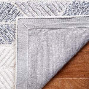 Safavieh Ebony 108 Modern Hand Tufted Rug Grey / Ivory EBN108F-8