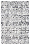 Safavieh Ebony 110 Antique Hand Tufted Rug Black / Ivory EBN110Z-8