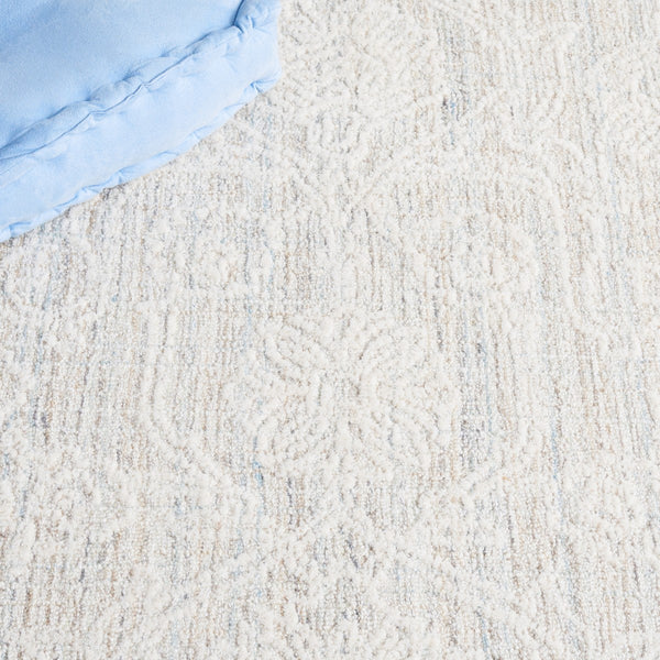 Safavieh Ebony 111 Antique Hand Tufted Rug Teal / Ivory EBN111J-8