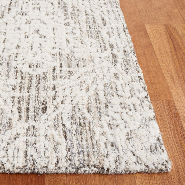 Safavieh Ebony 112 Antique Hand Tufted Rug Grey / Ivory EBN112F-8