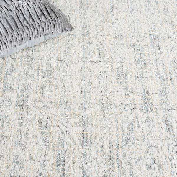 Safavieh Ebony 112 Antique Hand Tufted Rug Light Blue / Ivory EBN112L-8