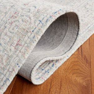 Safavieh Ebony 113 Antique Hand Tufted Rug Light Grey / Ivory EBN113F-8