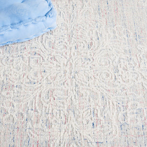 Safavieh Ebony 113 Antique Hand Tufted Rug Light Grey / Ivory EBN113F-8