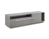 Esther Tv Unit All In Grey Oak Veneer One Drawer And One Door One Opening On The Left And One On...