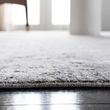 Eclipse 100 Eclipse 128 Contemporary Power Loomed 80% Viscose & 20% Acrylic Rug in Grey, Beige 9ft x 13ft