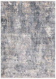 Eclipse 100 Eclipse 128 Contemporary Power Loomed 80% Viscose & 20% Acrylic Rug in Grey, Beige 9ft x 13ft