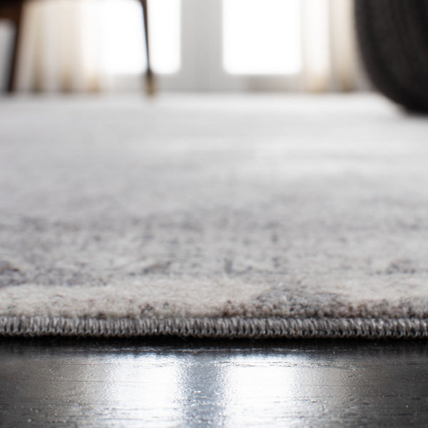 Eclipse 100 Eclipse 134 Transitional Power Loomed 80% Viscose & 20% Acrylic Rug Ivory / Charcoal