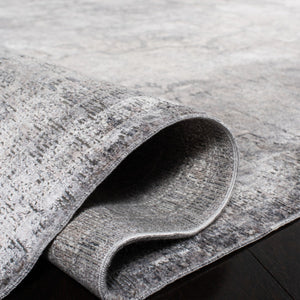 Eclipse 100 Eclipse 134 Transitional Power Loomed 80% Viscose & 20% Acrylic Rug Ivory / Charcoal