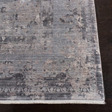 Eclipse 100 Eclipse 134 Transitional Power Loomed 80% Viscose & 20% Acrylic Rug Grey / Charcoal