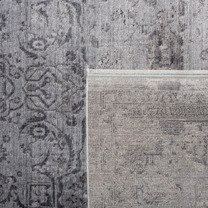 Eclipse 100 Eclipse 134 Transitional Power Loomed 80% Viscose & 20% Acrylic Rug Grey / Charcoal
