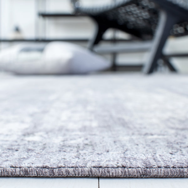 Eclipse 100 Eclipse 155 Contemporary Power Loomed 80% Viscose & 20% Acrylic Rug in Charcoal, Grey 9ft x 13ft