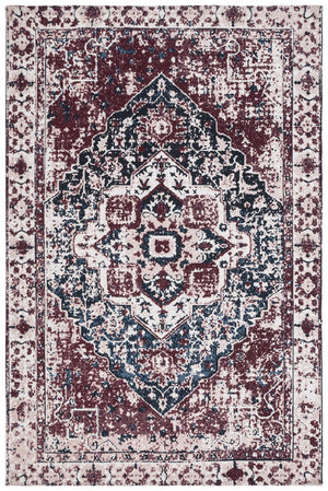 Safavieh Easy Care 106 Power Loomed 60% Polyester/40% Cotton Traditional Rug ECR106Q-4