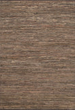 Loloi Edge ED-01 Non Textile Part: Genuine Leather Textile Part: 83% Jute, 11% Cotton, 6% Other Fiber Hand Woven Transitional Rug EDEGED-01BR0093D0