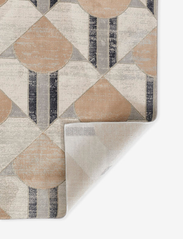 Momeni Edition EDI-1 Machine Made Contemporary Geometric Indoor Area Rug Charcoal 8'11" x 12'6" EDITIEDI-1CHR8BC6