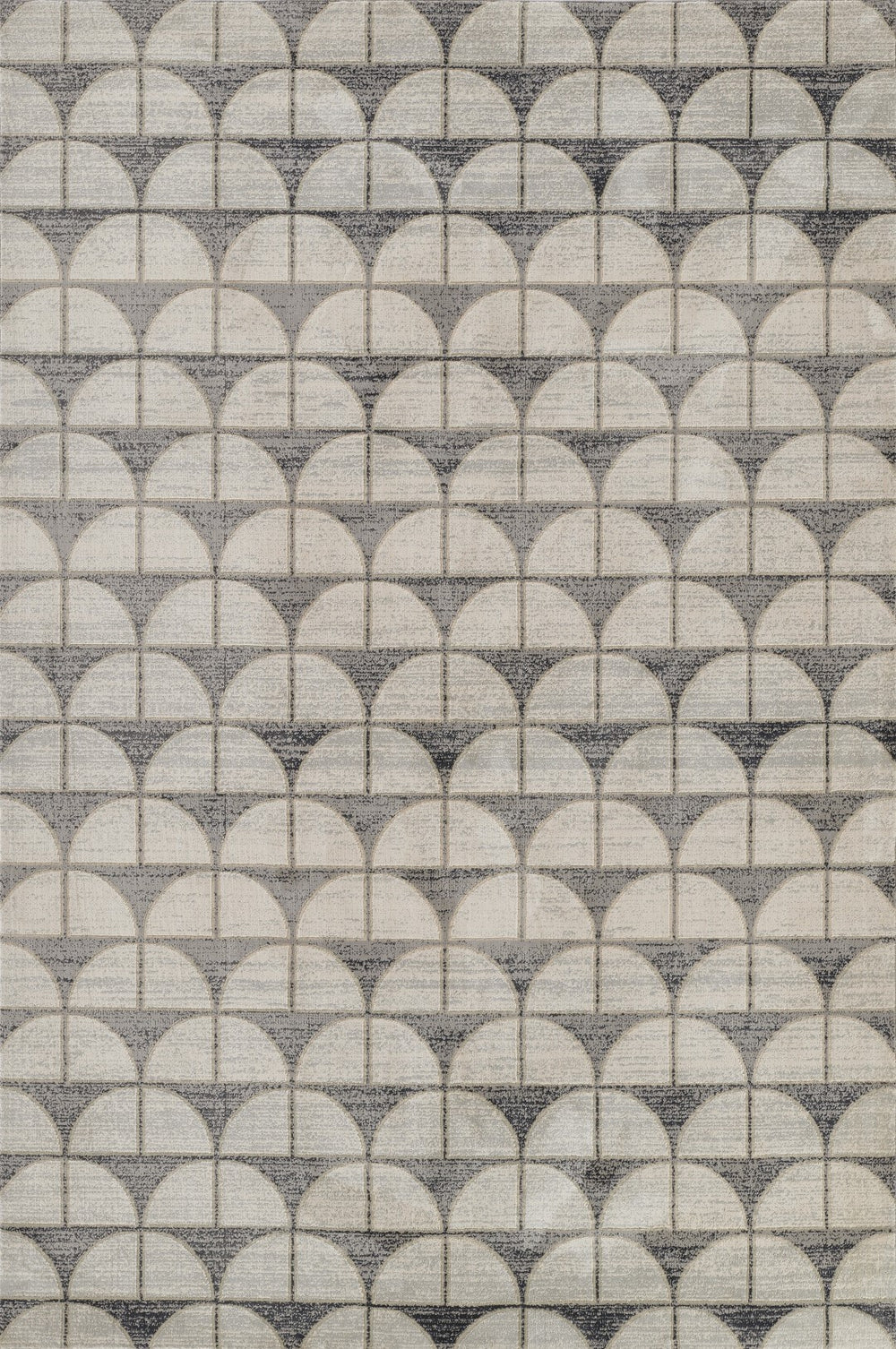Momeni Edition EDI-2 Machine Made Contemporary Geometric Indoor Area Rug Charcoal 8'11" x 12'6" EDITIEDI-2CHR8BC6