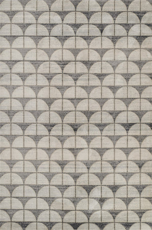 Momeni Edition EDI-2 Machine Made Contemporary Geometric Indoor Area Rug Charcoal 8'11" x 12'6" EDITIEDI-2CHR8BC6