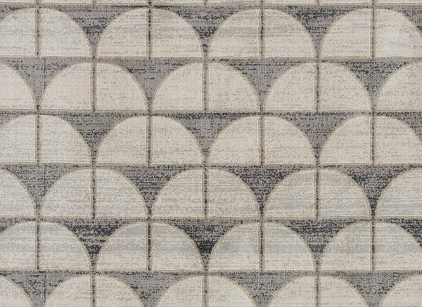 Momeni Edition EDI-2 Machine Made Contemporary Geometric Indoor Area Rug Charcoal 8'11" x 12'6" EDITIEDI-2CHR8BC6