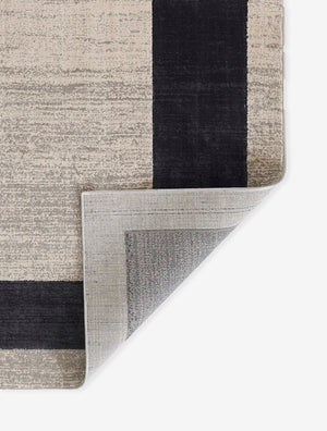 Momeni Edition EDI-4 Machine Made Contemporary Geometric Indoor Area Rug Charcoal 8'11" x 12'6" EDITIEDI-4CHR8BC6