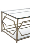 Shatana Home Edward Rectangular Coffee Table Brass