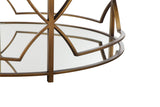 Shatana Home Edward Round Coffee Table Brass