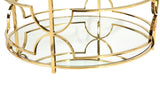 Shatana Home Edward Round Coffee Table High Polish Gold