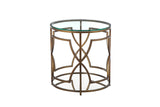 Shatana Home Edward Round Side Table Brass