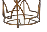 Shatana Home Edward Round Side Table Brass