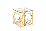 Shatana Home Edward Side Table High Polish Gold