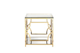 Shatana Home Edward Side Table High Polish Gold