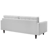 Empress Bonded Leather Sofa White EEI-1010-WHI