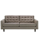 Empress Upholstered Fabric Sofa Granite EEI-1011-GRA
