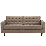 Empress Upholstered Fabric Sofa Oatmeal EEI-1011-OAT