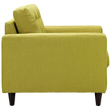 Empress Upholstered Fabric Armchair Wheatgrass EEI-1013-WHE