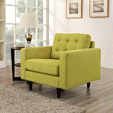 Empress Upholstered Fabric Armchair Wheatgrass EEI-1013-WHE