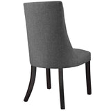 Modway Furniture Reverie Dining Side Chair Gray 22.5 x 24 x 39