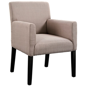 Chloe Upholstered Fabric Armchair Beige EEI-1045-BEI