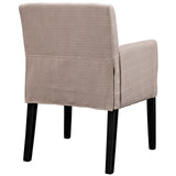 Chloe Upholstered Fabric Armchair Beige EEI-1045-BEI